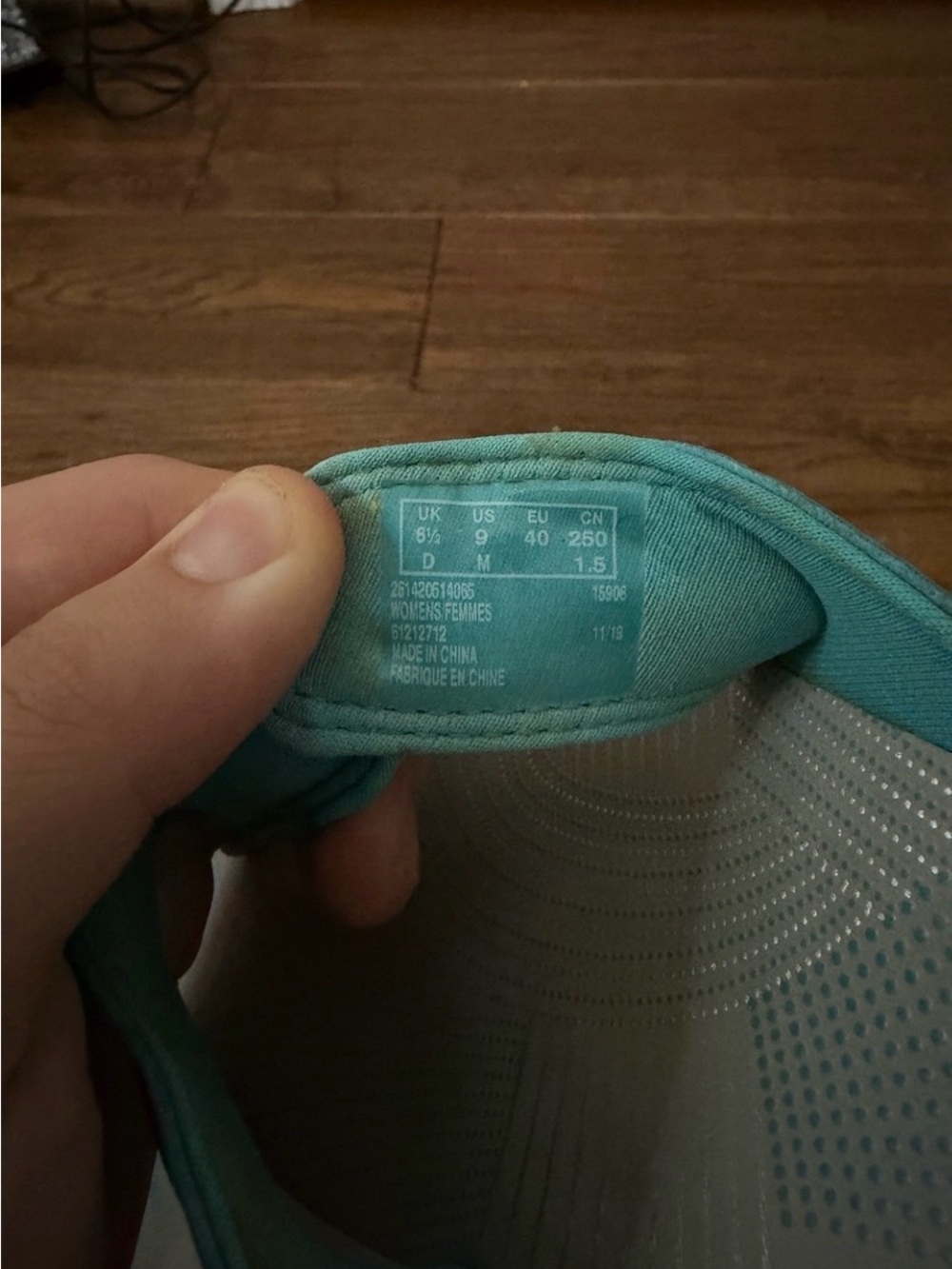 Clarks Cloudsteppers Teal and Gray Women's Sandals Size 9 - Picture 2 of 3